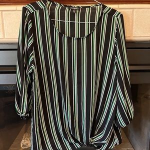 Black & Green Ladies Blouse